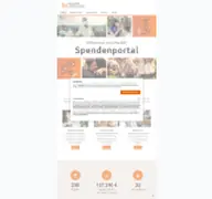 Kleine Seitenvorschau von bkc-spendenportal.de