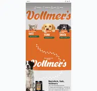 Kleine Seitenvorschau von vollmers.de