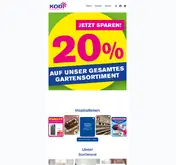 Kleine Seitenvorschau von kodi.de