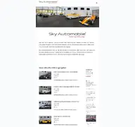 Kleine Seitenvorschau von sky-automobile.de