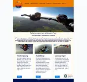 Kleine Seitenvorschau von skydive-ostsee.de