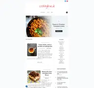 Kleine Seitenvorschau von cookinglove.de