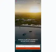 Kleine Seitenvorschau von waikoloabeachmarriott.resorthotel.de