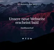 Kleine Seitenvorschau von haidbauerhof.at