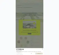 Kleine Seitenvorschau von coreum.de