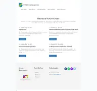 Kleine Seitenvorschau von sv-berghaupten.de