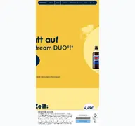 Kleine Seitenvorschau von sodastream.at