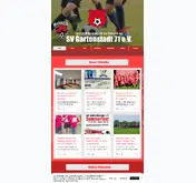 Kleine Seitenvorschau von sv-gartenstadt-71.de