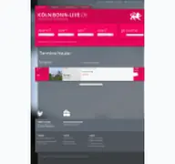 Kleine Seitenvorschau von koelnbonn-live.de
