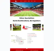 Kleine Seitenvorschau von koelnersportstaetten.de