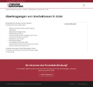 Kleine Seitenvorschau von vorsorgekasse-westfalen.de