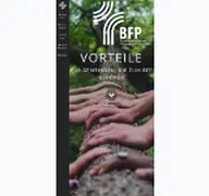 Kleine Seitenvorschau von vorteile.bfp.de