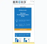 Kleine Seitenvorschau von broko.de