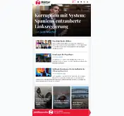 Kleine Seitenvorschau von blaetter.de