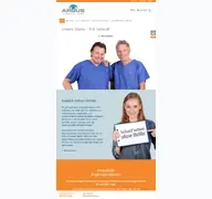 Kleine Seitenvorschau von argus-augenklinik.de
