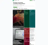 Kleine Seitenvorschau von klimadashboard.de