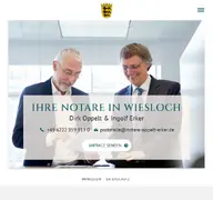 Kleine Seitenvorschau von notare-oppelt-erker.de