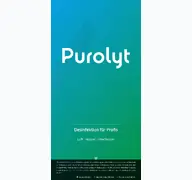 Kleine Seitenvorschau von purolyt.de