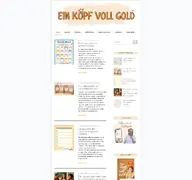 Kleine Seitenvorschau von kopfvollgold.de