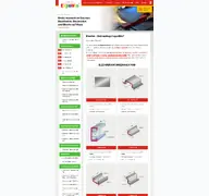 Kleine Seitenvorschau von bleche-onlineshop.de