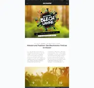 Kleine Seitenvorschau von blechlawine.at