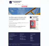 Kleine Seitenvorschau von km-kongress.de