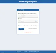 Kleine Seitenvorschau von member.penka-portal.de