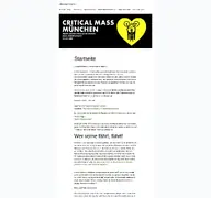Kleine Seitenvorschau von criticalmass-muenchen.de