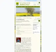 Kleine Seitenvorschau von vwg-goldene-aue.de