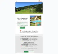 Kleine Seitenvorschau von glocknerhof.at