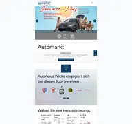 Kleine Seitenvorschau von vw-wicke.de