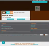 Kleine Seitenvorschau von brownpapertickets.com