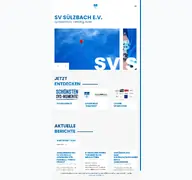 Kleine Seitenvorschau von sv-suelzbach.de