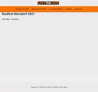 Kleine Seitenvorschau von badfest-merzdorf.de