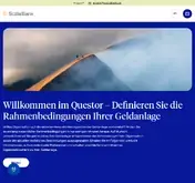 Kleine Seitenvorschau von invest-anfrage.sozialbank.de