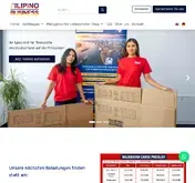 Kleine Seitenvorschau von pilipino-business.de