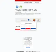 Kleine Seitenvorschau von waermeversorgung-waal.de