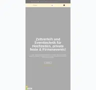 Kleine Seitenvorschau von piumer-eventverleih.de