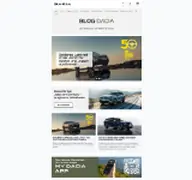 Kleine Seitenvorschau von blog.dacia.de