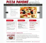 Kleine Seitenvorschau von pizza-pavone-weinstadt.de