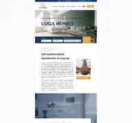Kleine Seitenvorschau von luga-homes.de