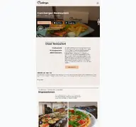 Kleine Seitenvorschau von camberger-restaurant.de