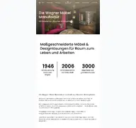 Kleine Seitenvorschau von wagner-moebel.de