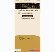 Kleine Seitenvorschau von ochsen-wertheim.de