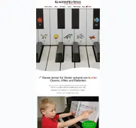 Kleine Seitenvorschau von klavierspielundspass.de
