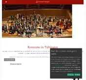 Kleine Seitenvorschau von konzerte-tuebingen.de