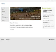 Kleine Seitenvorschau von tumexam.de