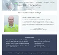 Kleine Seitenvorschau von praxis-dr-kraus.de