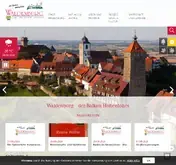 Kleine Seitenvorschau von waldenburg-hohenlohe.de