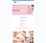 Kleine Seitenvorschau von kosmetik-hippel.de